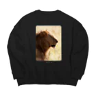 paweyetailの百獣のドクター Big Crew Neck Sweatshirt