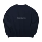 Yesterdays Inc.のYesterdays Inc.白ロゴ Big Crew Neck Sweatshirt