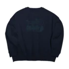 naosisoのキャンプ初心者✶くま Big Crew Neck Sweatshirt