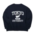 9bdesignのトーキョー・スシ・ウニバーシティ Tokyo Sushi Uni-versity Big Crew Neck Sweatshirt