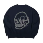 FMK-OのSkull vase "GR" Big Crew Neck Sweatshirt
