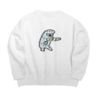 久保誠二郎　オフィシャルグッズのファイター Big Crew Neck Sweatshirt