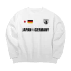 アージーのジャパン・ドイツ Big Crew Neck Sweatshirt