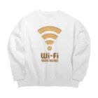 kg_shopのWi-Fi バウムクーヘン ビッグシルエットスウェット