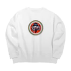 えきまに工業のえきまに工業ロゴ Big Crew Neck Sweatshirt