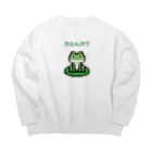 kg_shopのカエルカ? (ピクセルアート) Big Crew Neck Sweatshirt