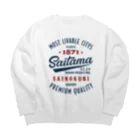 kg_shopのSaitama -Vintage- (淡色Tシャツ専用) Big Crew Neck Sweatshirt