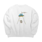 Siderunの館 B2の画伯チックなキャトルミューティレーション Big Crew Neck Sweatshirt