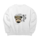 ＮＯＮＯのサンマ焼けました Big Crew Neck Sweatshirt