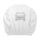 こいぬおじさんのどんどん進むラシーン Big Crew Neck Sweatshirt