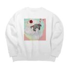 おまじないの融ける前に Big Crew Neck Sweatshirt