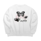 AGOAのてふてふ Big Crew Neck Sweatshirt