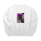 おさむがいっぱいこれくしょんの怒り Big Crew Neck Sweatshirt