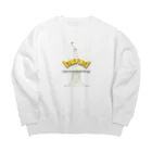 ma-bu×universal design の自由の女神 Big Crew Neck Sweatshirt