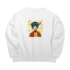 sapioの我爱你 Big Crew Neck Sweatshirt