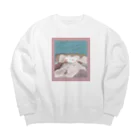 aoitatanの休むのも仕事。 Big Crew Neck Sweatshirt