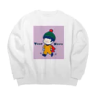 Kana's yururi ギャラリーの君のヒーロー！ Big Crew Neck Sweatshirt