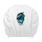 Riki Design (Okinwa Fishing style)のイカゲット!!!! Big Crew Neck Sweatshirt