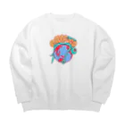 Cryptidのcryptid アースグレイ Big Crew Neck Sweatshirt