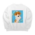 burijinaのコーギー犬 Big Crew Neck Sweatshirt