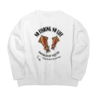 猫と釣り人のMARUIKA_EB_1CW Big Crew Neck Sweatshirt