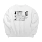 ゆずる祭りの不思議なゆずるくん Big Crew Neck Sweatshirt