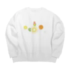 小桜森のコザクラとフルーツ Big Crew Neck Sweatshirt