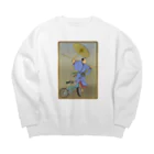 nidan-illustrationの"bmx samurai" #1 Big Crew Neck Sweatshirt