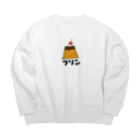 えす。の固めのプリンぐっず Big Crew Neck Sweatshirt