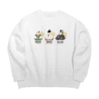 mincruの戦国三英傑 〜信長 秀吉 家康〜 Big Crew Neck Sweatshirt