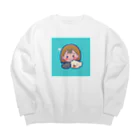 しらこのもっちとれんれん Big Crew Neck Sweatshirt