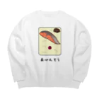 脂身通信Ｚのおべんとう♪シャケ♪2109 Big Crew Neck Sweatshirt