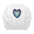 nissyheartのひびきあうハート　 Big Crew Neck Sweatshirt