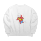 かまめし屋の餃子ボーイ Big Crew Neck Sweatshirt