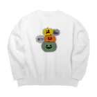 Chotsumaruのかぼちゃズ Big Crew Neck Sweatshirt