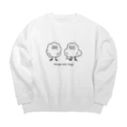 tettebolのからあげとザンギ Big Crew Neck Sweatshirt