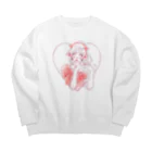 PLAYFULの自己肯定ガール_Make UP Big Crew Neck Sweatshirt