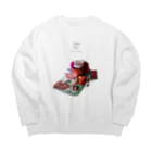 MAiのインドア派のネコ Big Crew Neck Sweatshirt