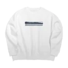 HFのHF 大波止 フォトプリント Big Crew Neck Sweatshirt