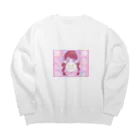 緑茶ちゃん🍵の推ししか勝たん🥺🤍 Big Crew Neck Sweatshirt