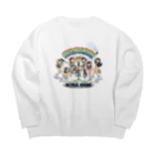 nidan-illustrationの"BIKINI BIKE WASH" Big Crew Neck Sweatshirt