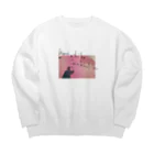 C’est la vieのワタシハココニイル Big Crew Neck Sweatshirt