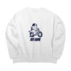 eight wood productsのCTバード Big Crew Neck Sweatshirt