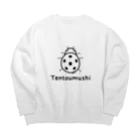 MrKShirtsのTentoumushi (てんとう虫) 黒デザイン Big Crew Neck Sweatshirt