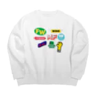 KAWAGOE GRAPHICSのサッカーワッペン Big Crew Neck Sweatshirt