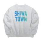 JIMOTOE Wear Local Japanの紫波町 SHIWA TOWN ビッグシルエットスウェット