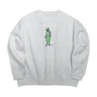 ずーみん in Zuminのサボテン Big Crew Neck Sweatshirt