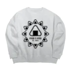 manaのONIGIRI is OISHII!!(三角) Big Crew Neck Sweatshirt