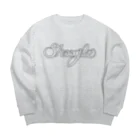 週刊少年ライジングサンズのShoogle(シューグル) Black Line Big Crew Neck Sweatshirt