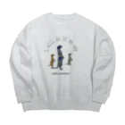 nachau7の前をしっかり見ーやキャット Big Crew Neck Sweatshirt